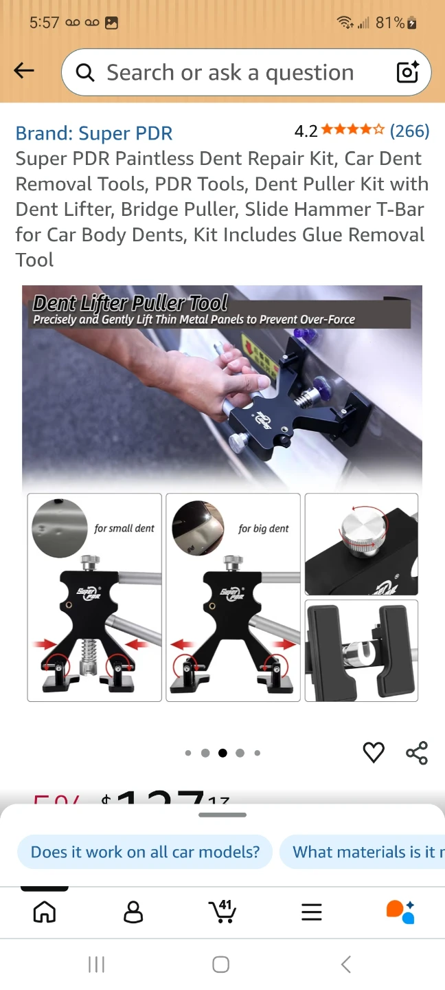 Super PDR Paintless Dent Repair Kit - photo 4