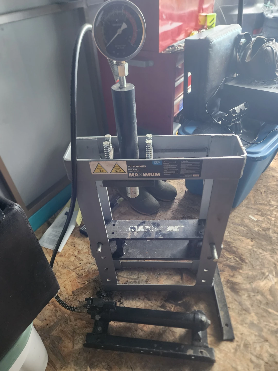 Maximum 10 Tonne Shop Press - photo 3