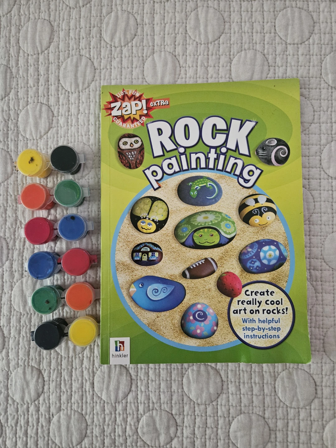 Hinkler Rock Painting Book with Paints - photo 2