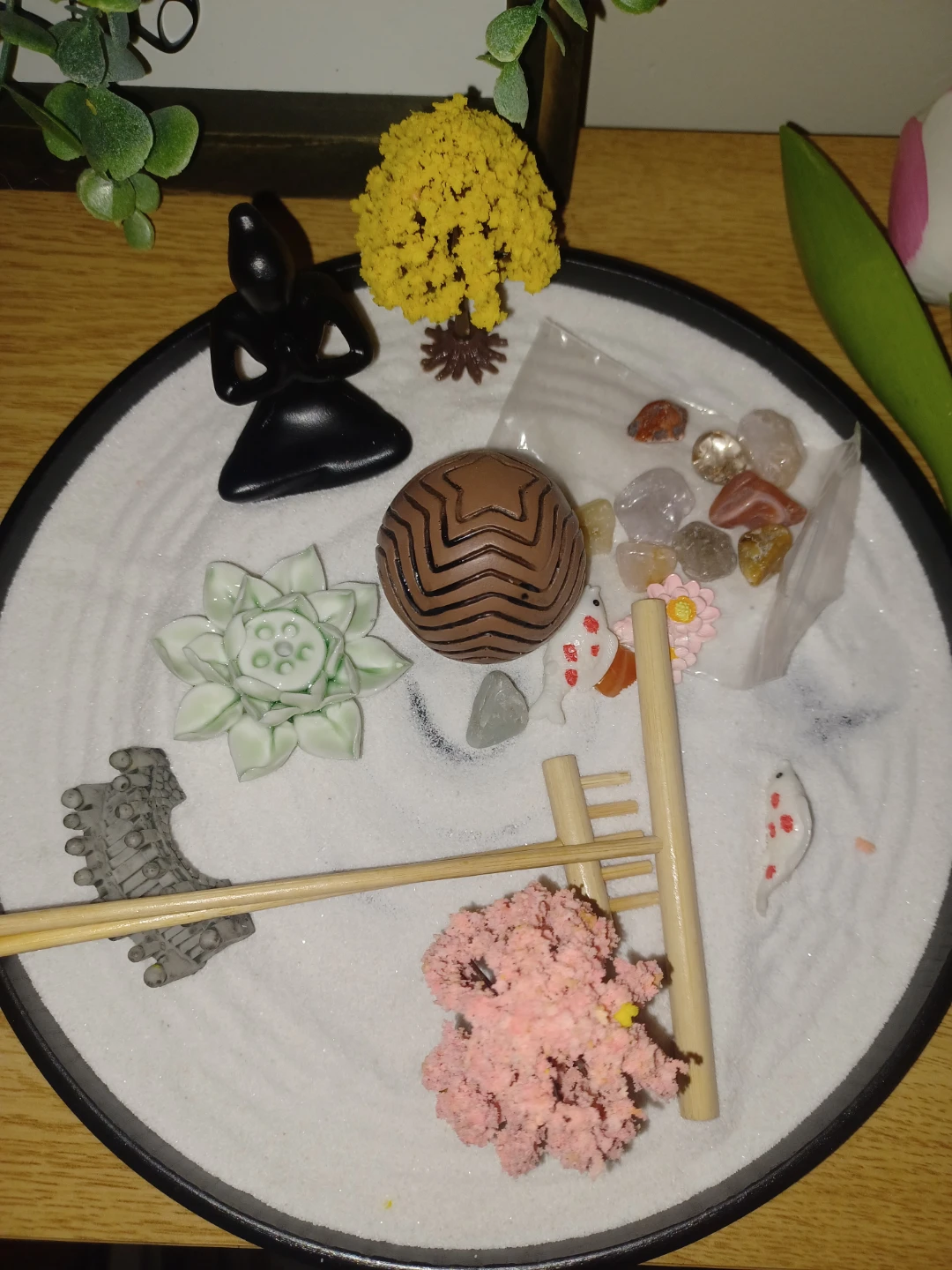 Mini Zen Garden Desktop Accessory