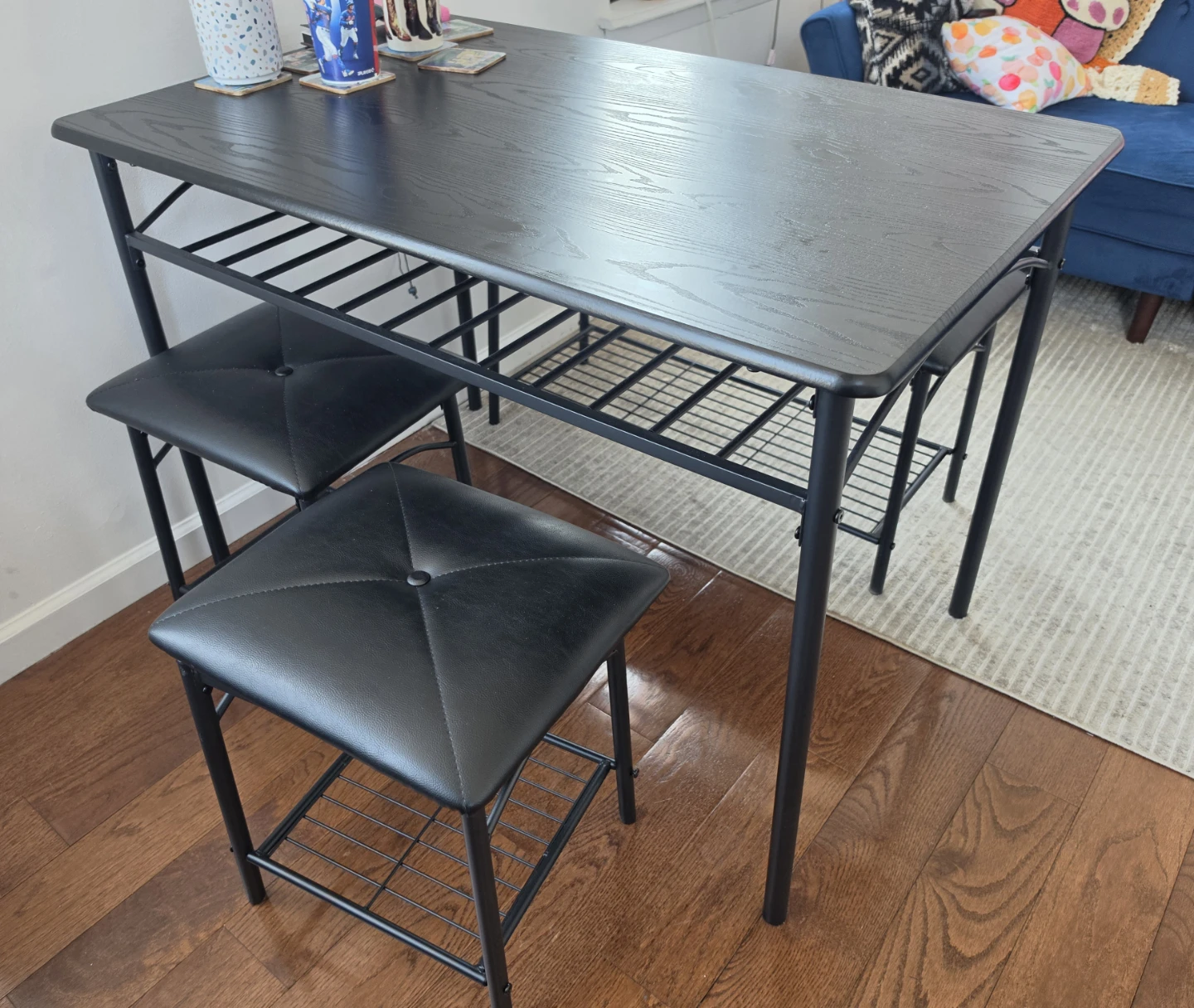 Table, bench, stool set - photo 2