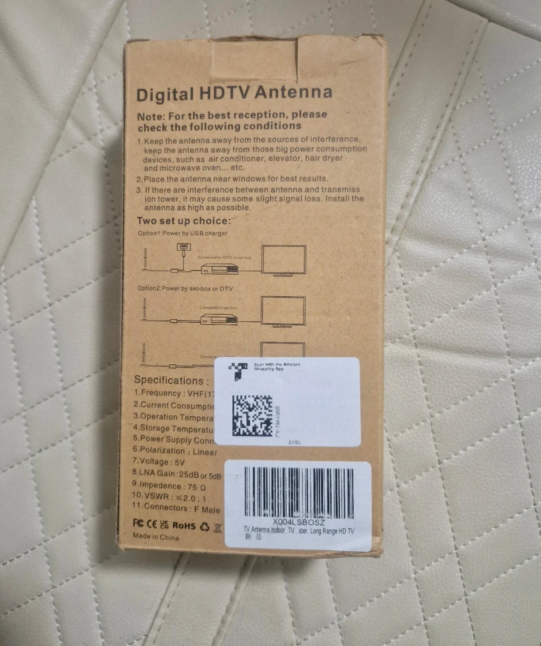 Digital HDTV Antenna D006AF - Indoor/Outdoor - photo 3