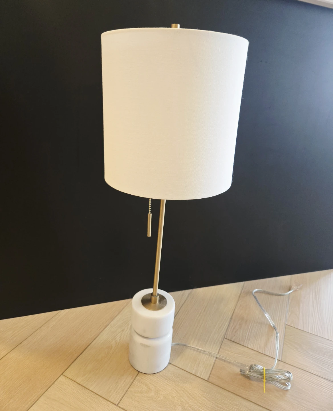 Table Lamp with Marble Base