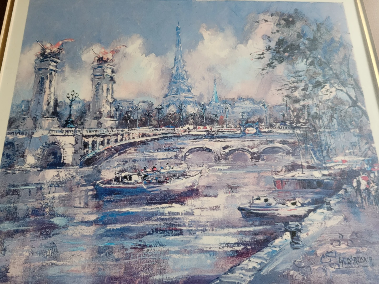 Vintage Framed Art Collection. Landscape, Impressionist... - photo 5