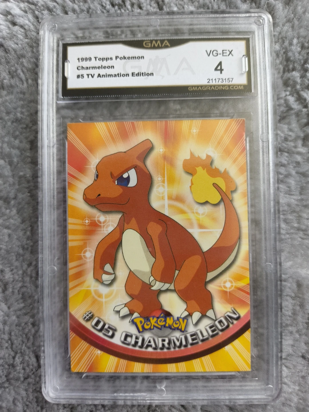 1999 Topps Pokemon Charmeleon Trading Card - photo 2