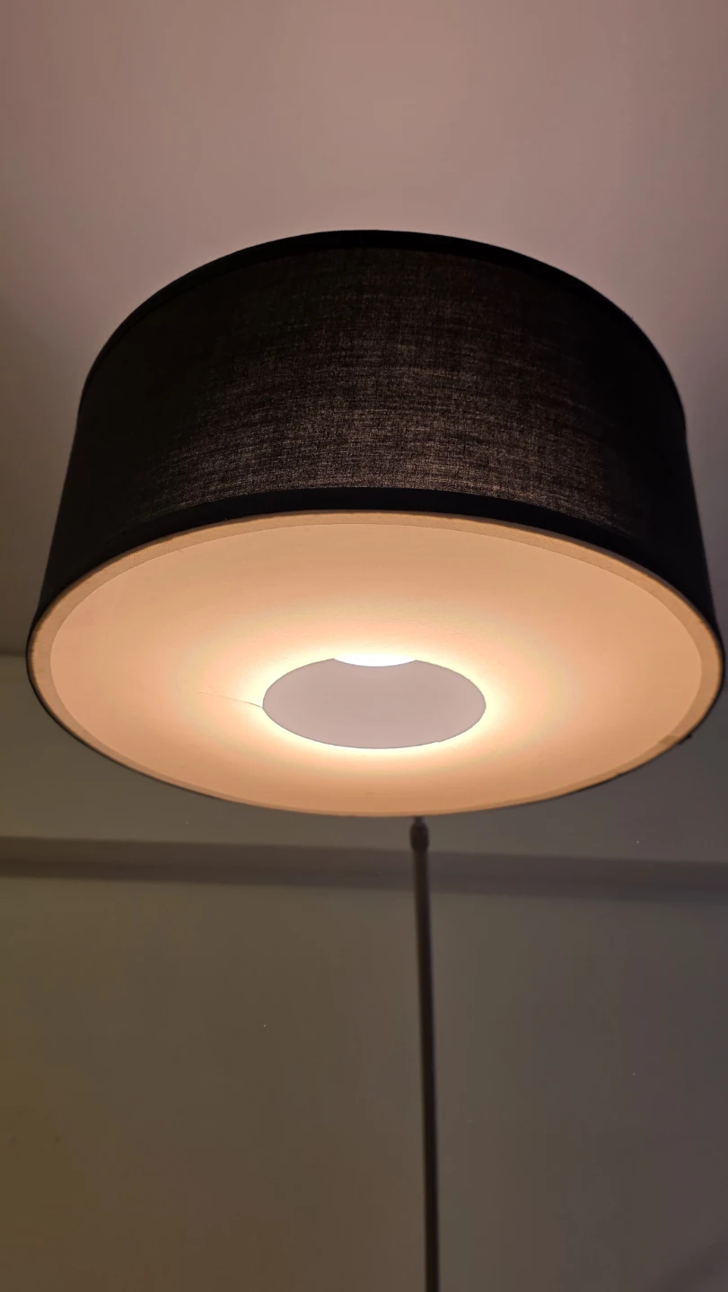Arc Floor Lamp with Black Drum Shade - photo 4