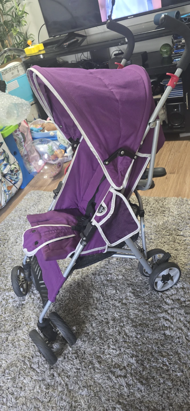 Purple Lightweight Stroller - photo 3