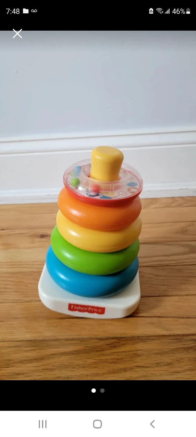 Set of 4 colorful baby toys - photo 5