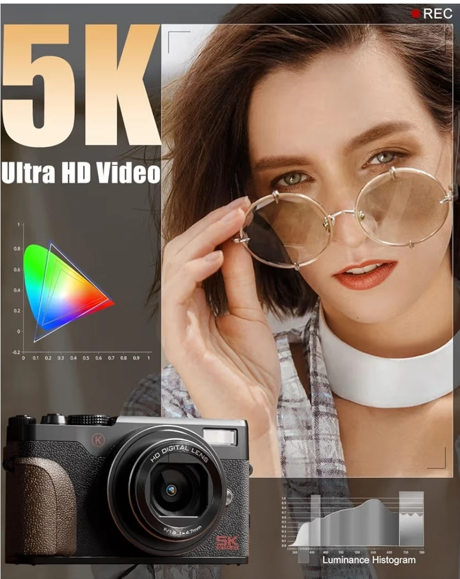 K Digital Camera 5K Ultra HD Video - photo 3