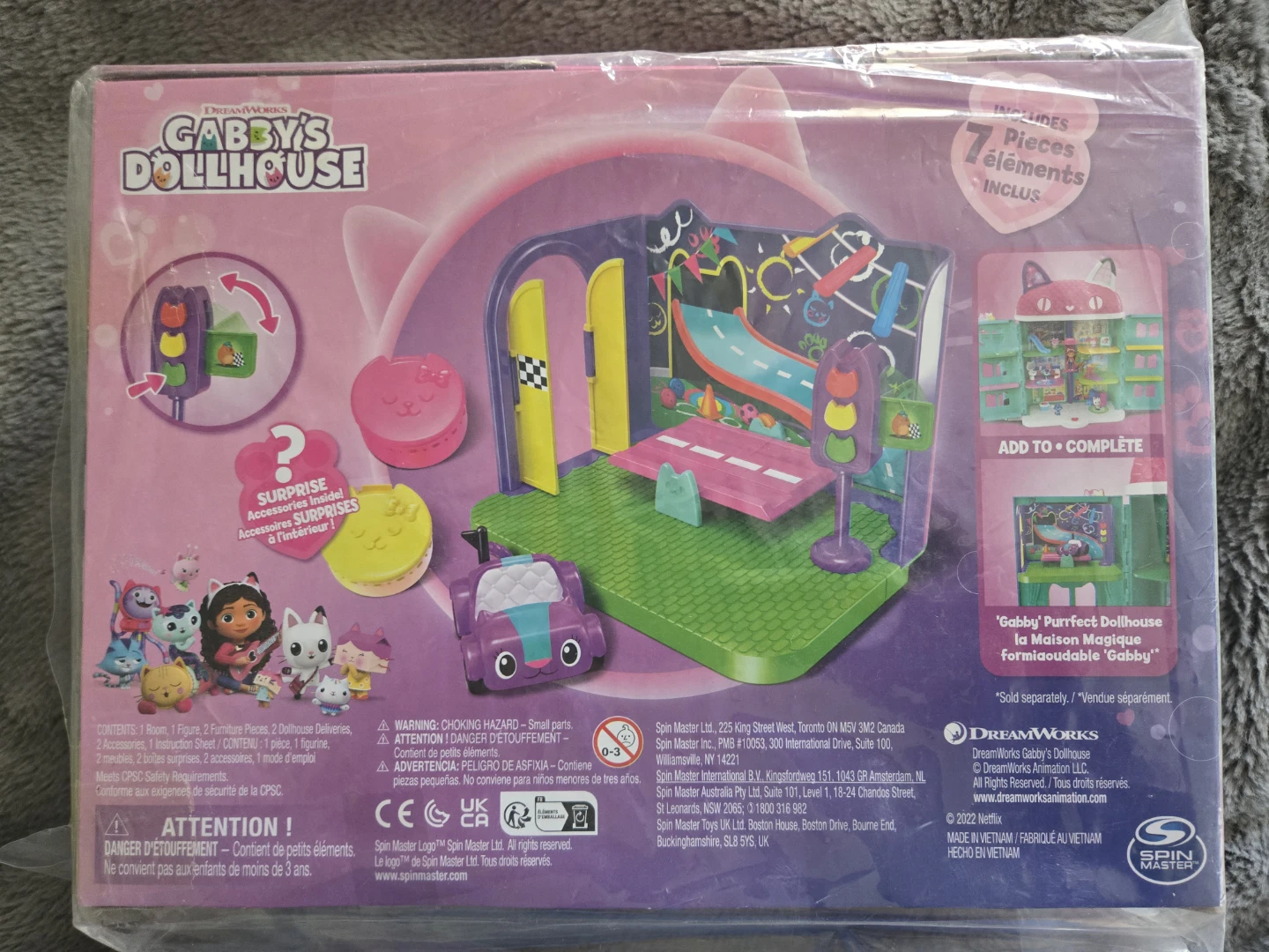DreamWorks Gabby's Dollhouse Carlita Purr-ific Play Room Toy - photo 2