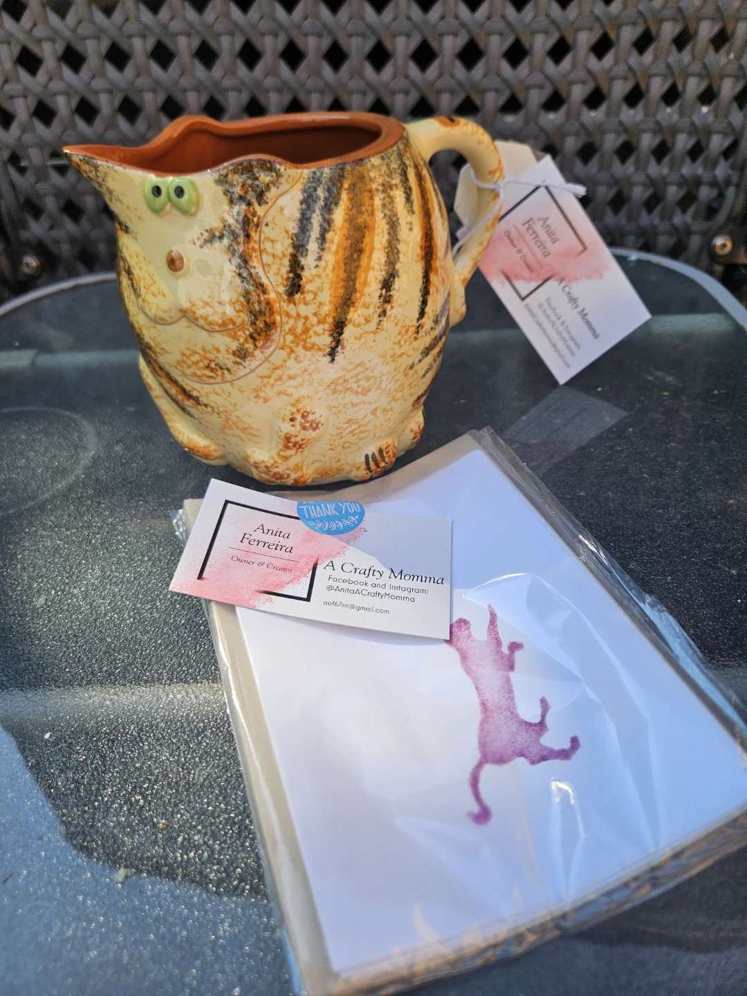 M&S Home Cat Pitcher anf cat notes