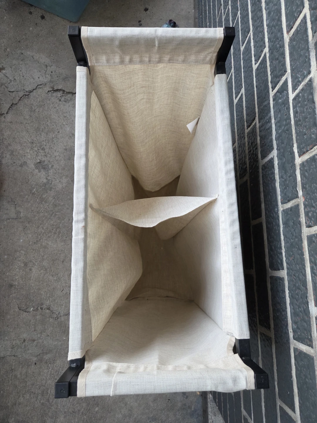 Fabric Laundry Hamper with Wheels - photo 2