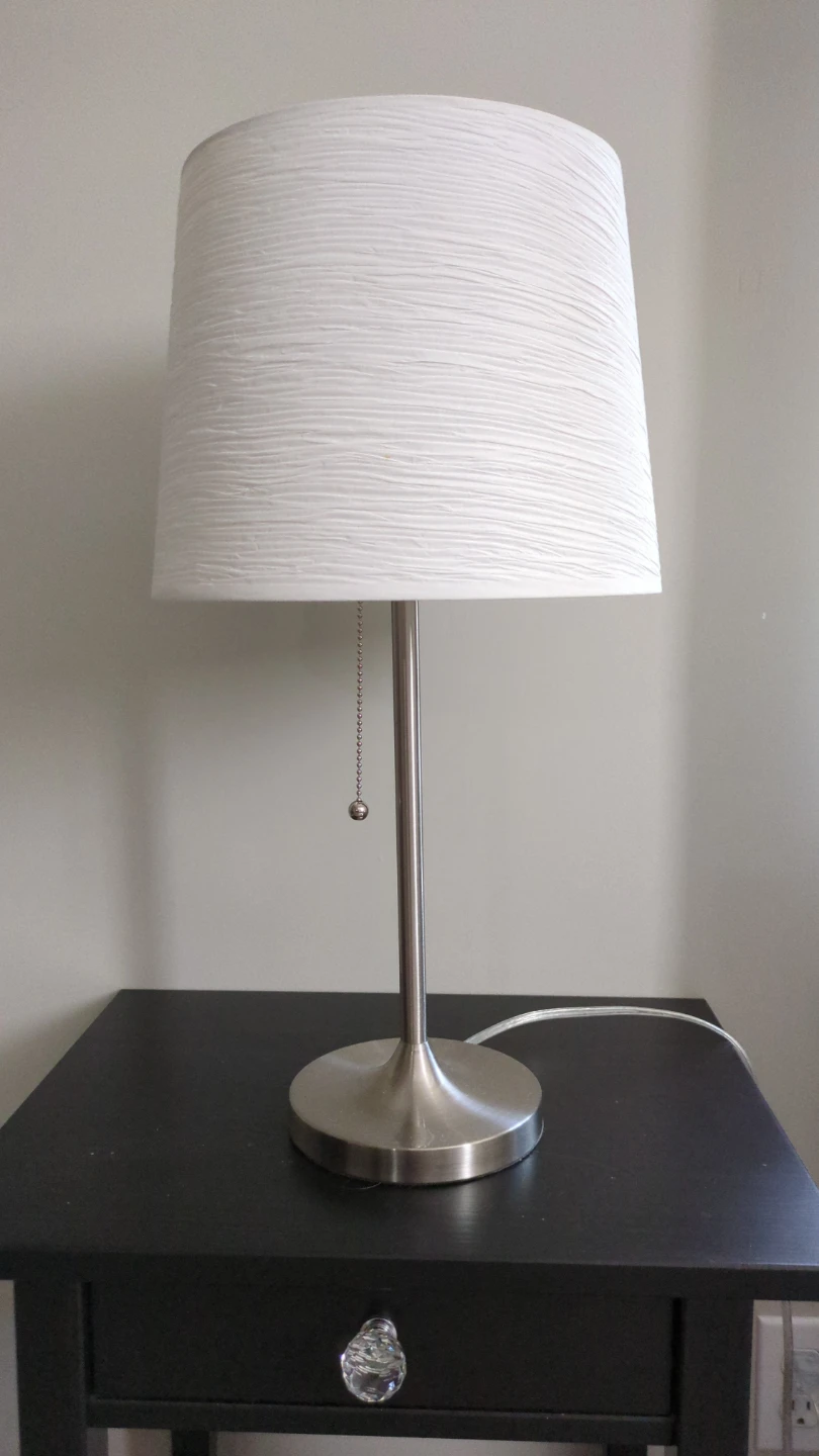 Table Lamp with White Textured Shade - photo 2