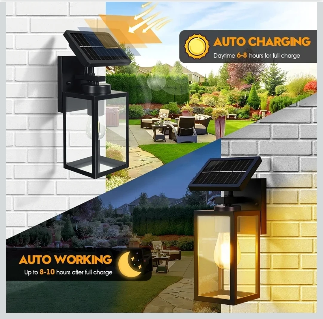 Hameso 2 Pack Solar Wall Lights - photo 3