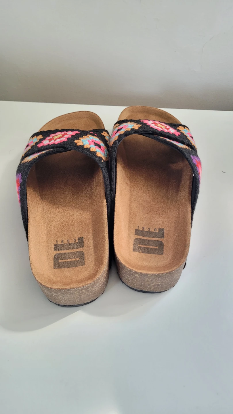 Slides with Crochet Straps Size 6 - photo 4