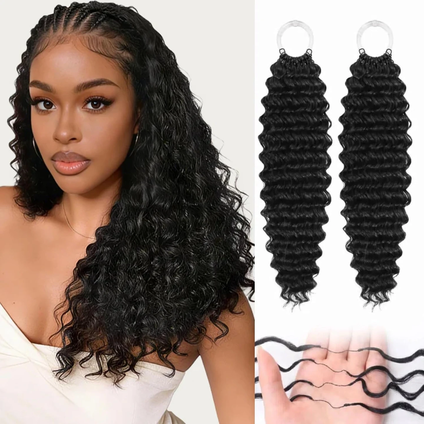 Deep Wave Crochet Hair Bundles for Black Women