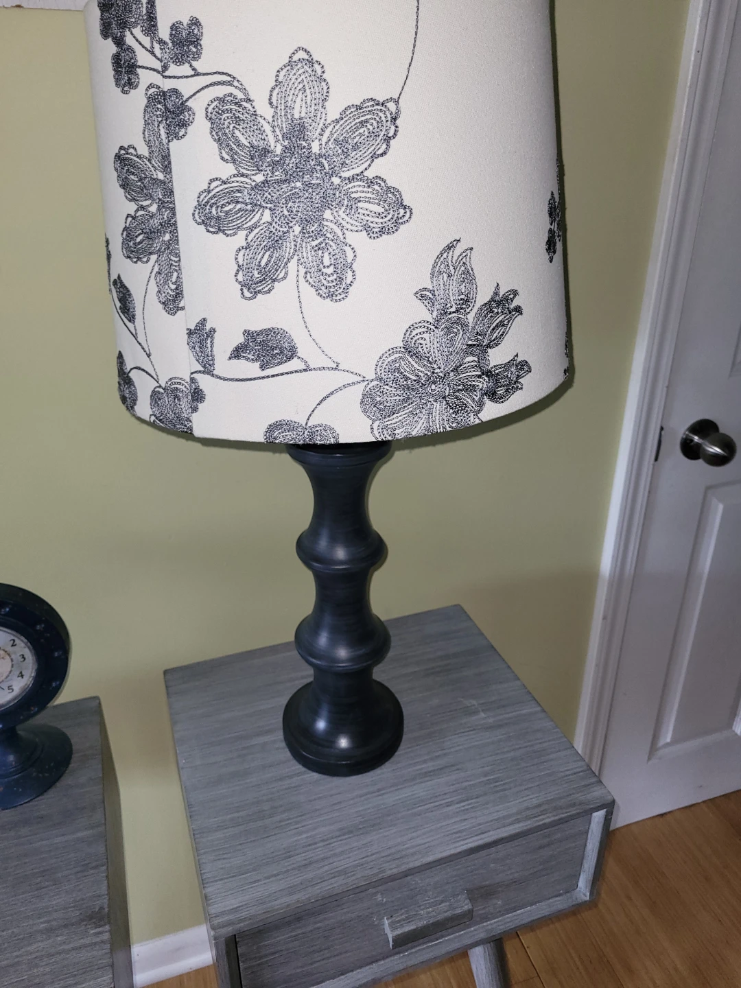 Table Lamp with Floral Shade