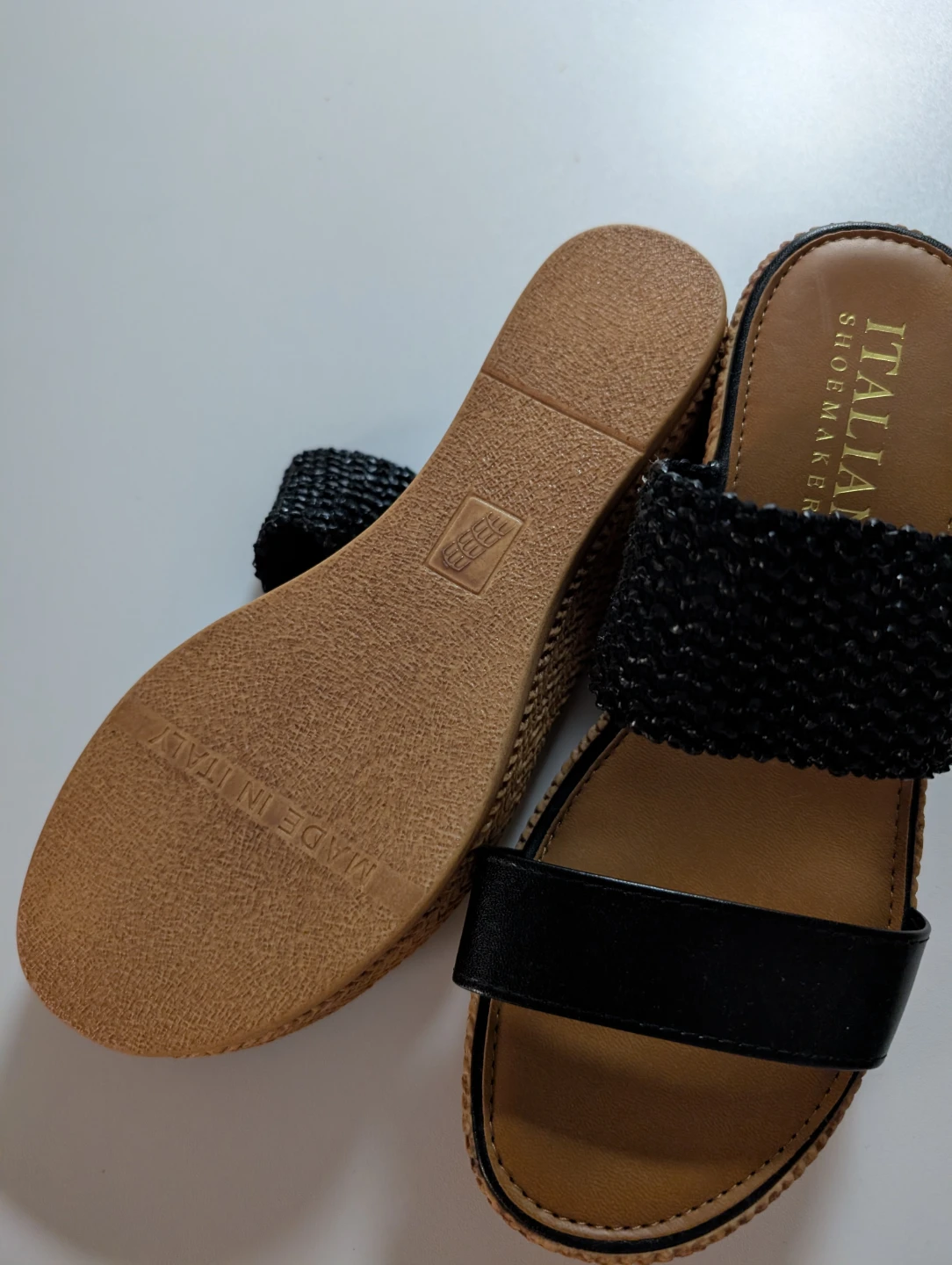 Brown Suede Slip-On Slippers with Strap - photo 3