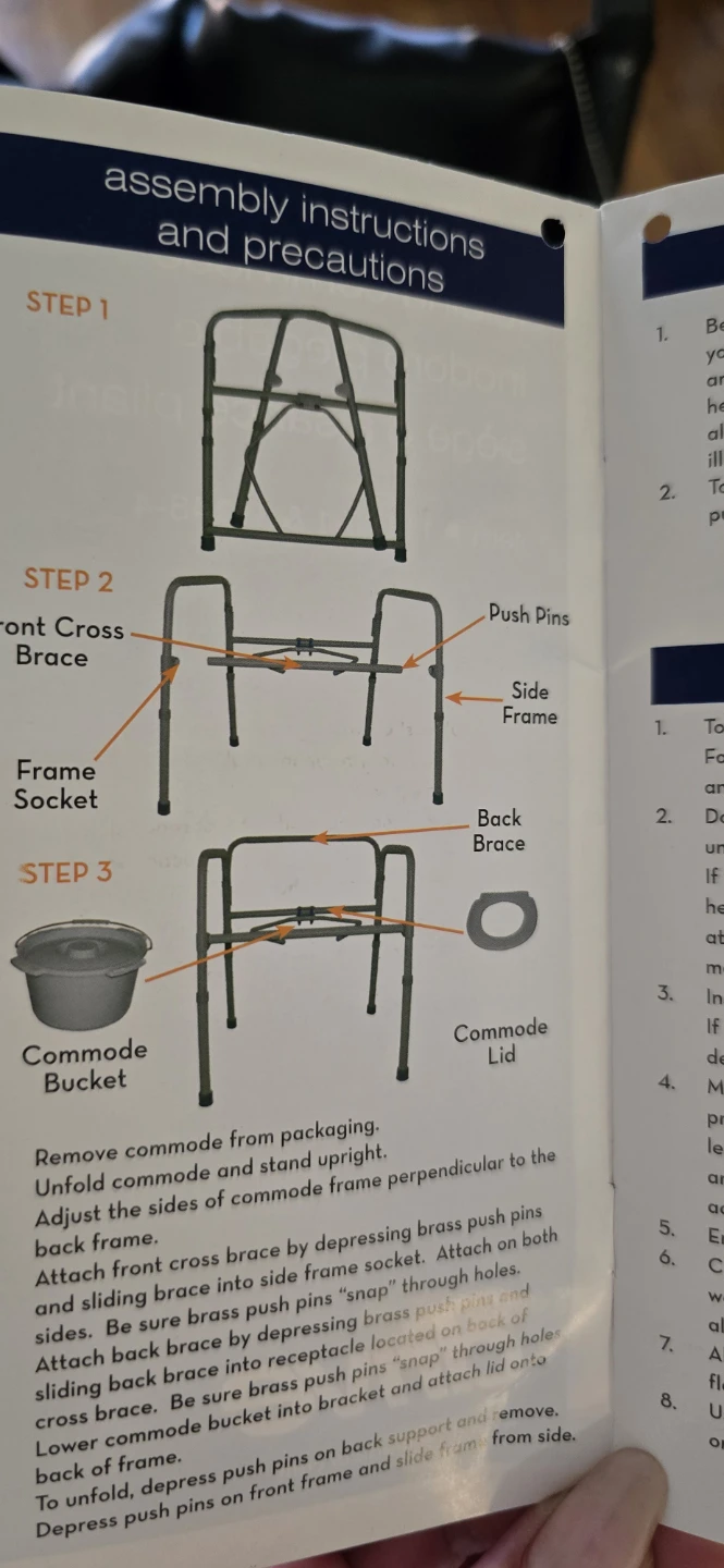 Commode Chair with Bucket and Lid - photo 2
