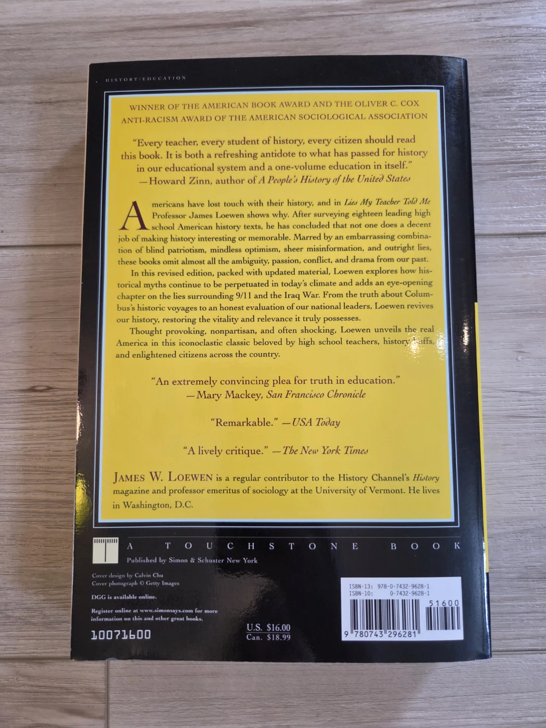 Lies My Teacher Told Me by James W. Loewen - photo 2