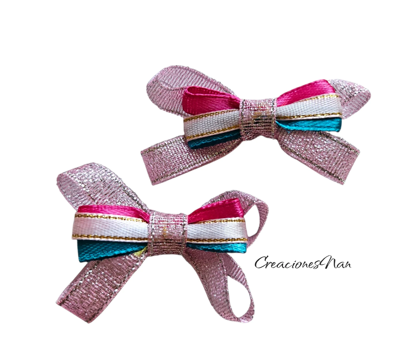 Moños para niñas hechos a mano - photo 2