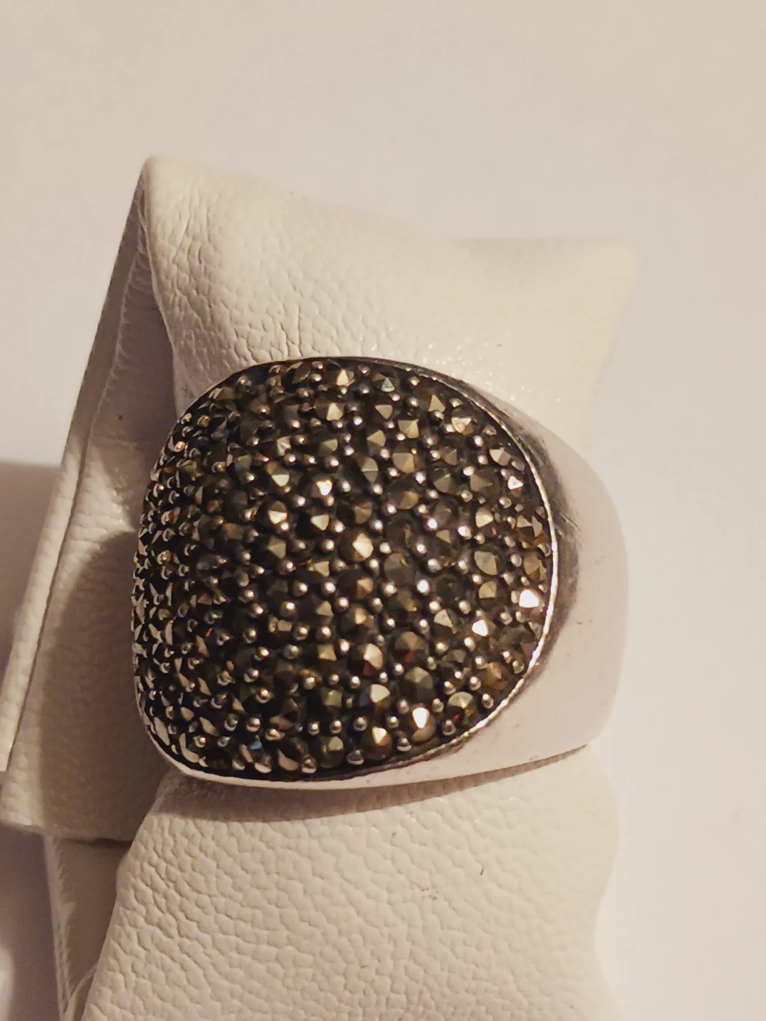 Stunning Sterling Silver 925 Marcasites Ring. 8. - photo 5