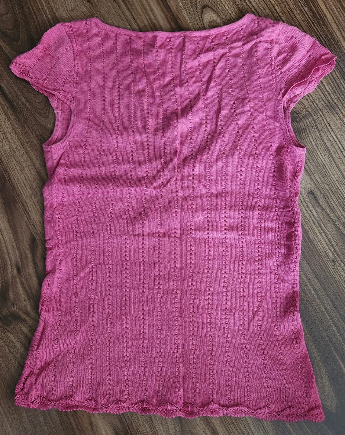 Guess Jeans Pink V-Neck Button-Up knit Top - photo 2