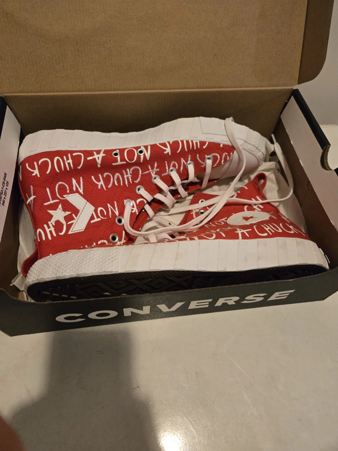 Converse Chuck Taylor All Star High Top Red White Shoes