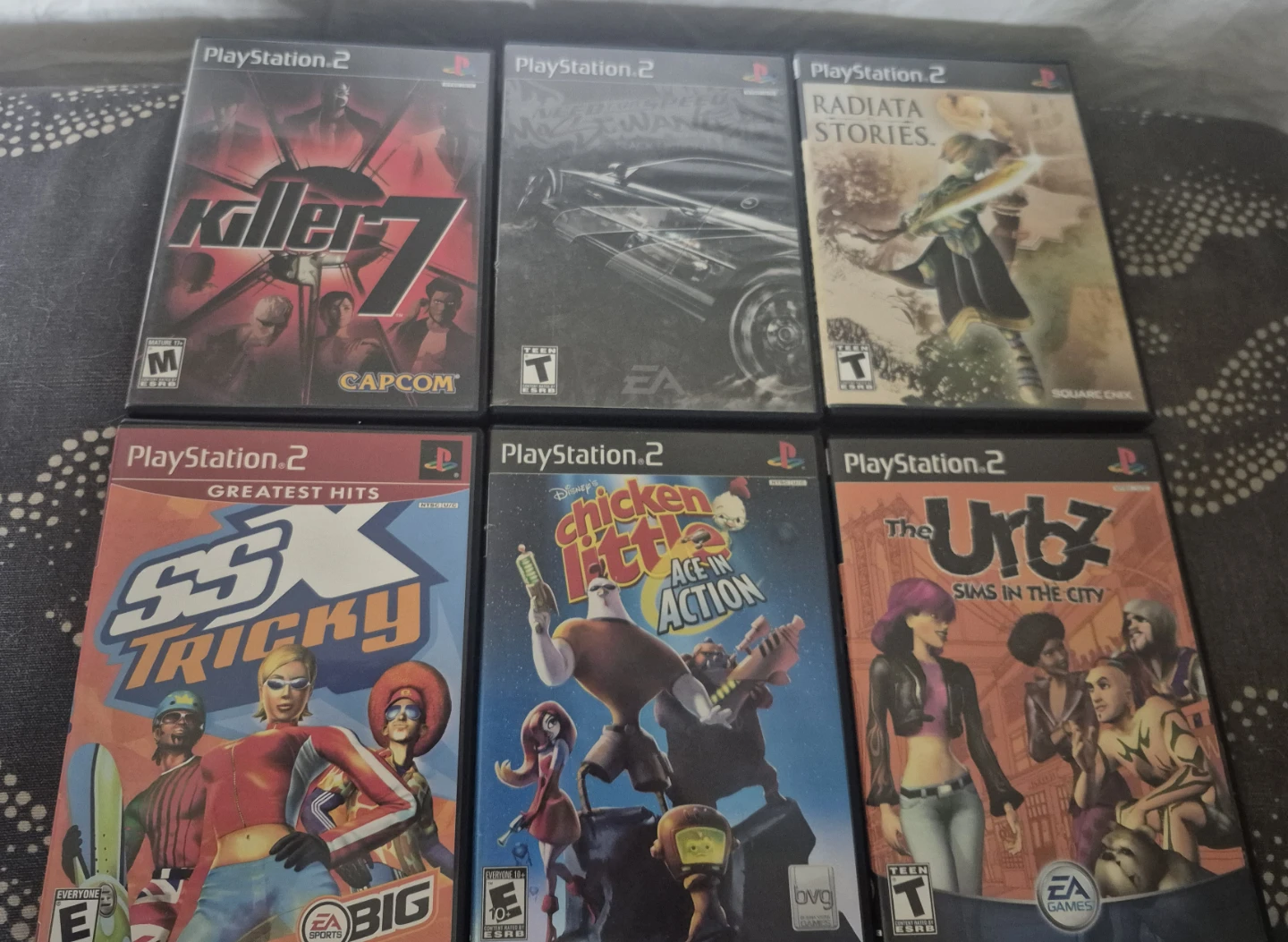PlayStation 2 Video Games - Killer 7, SSX Tricky & More