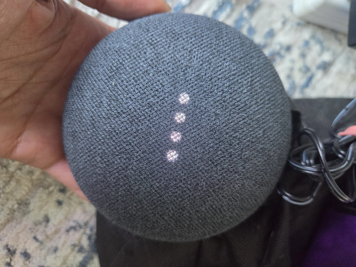 Google Nest Mini (2nd Gen) Smart Speaker Charcoal - photo 3