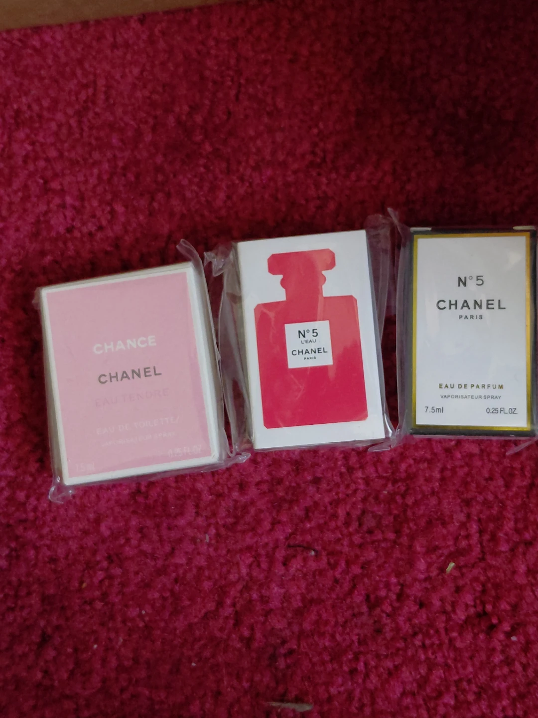 Chanel Perfume Miniatures Set