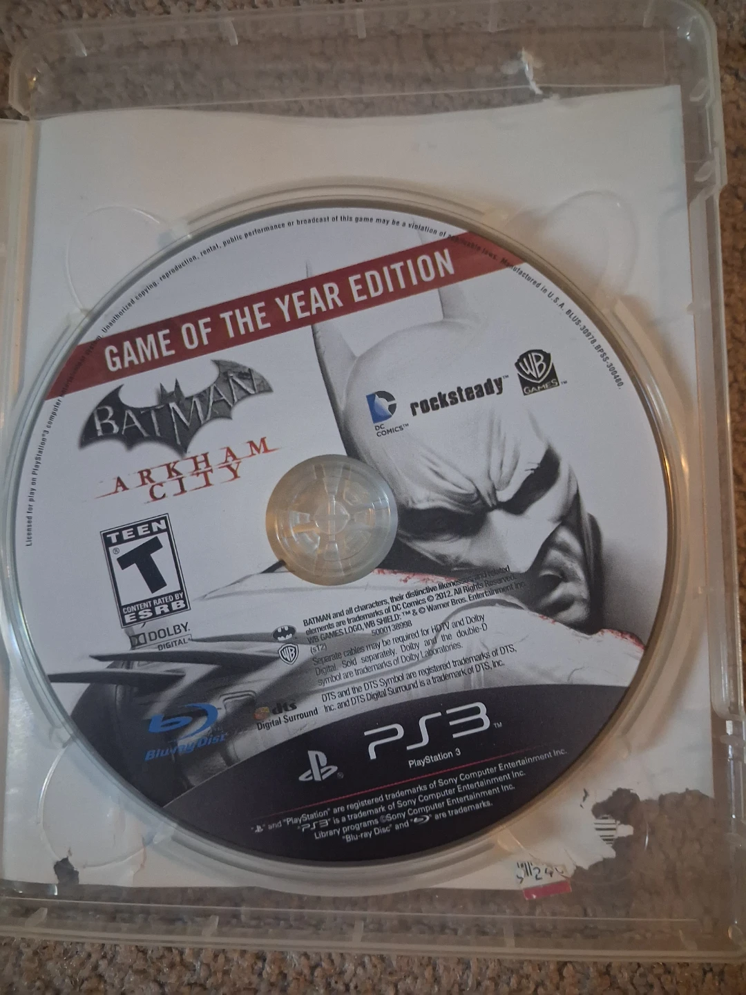 Batman: Arkham City Game of the Year Edition PS3