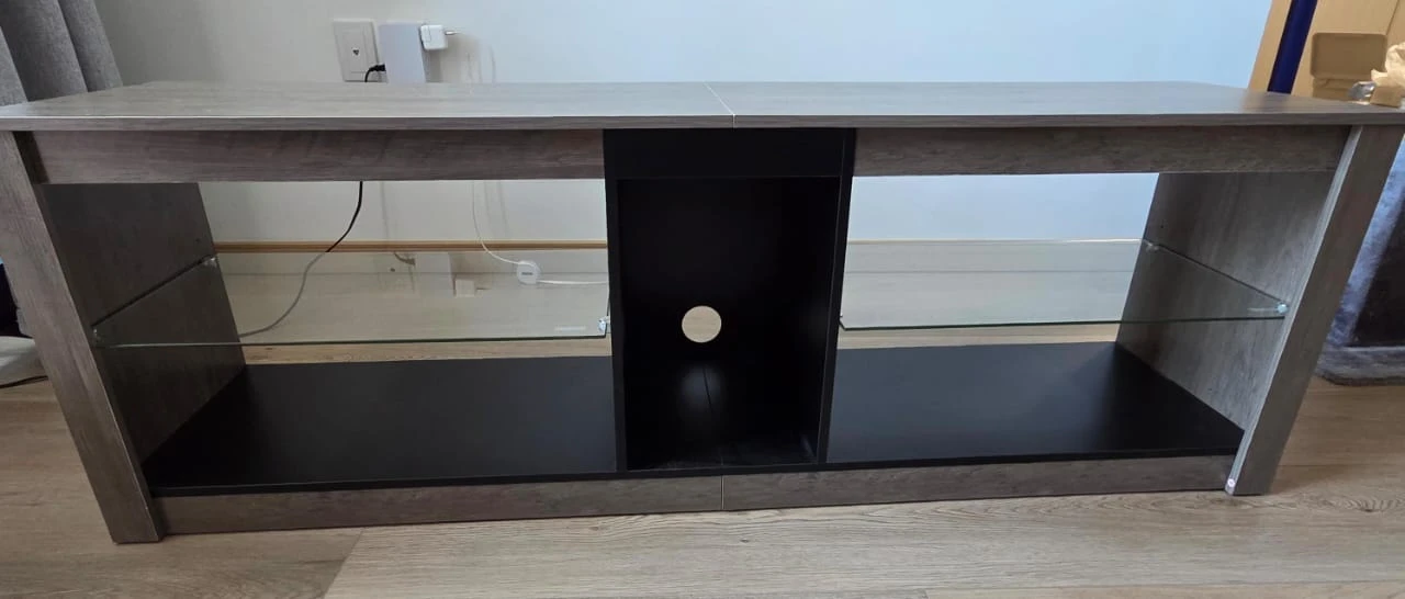 TV Stand with Shelves - 150cm - photo 2