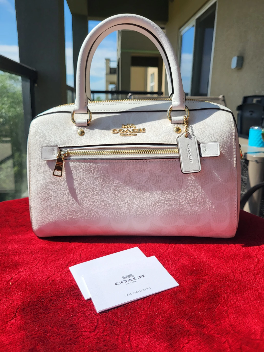 Coach Leather Shoulder Bag purse/OBO