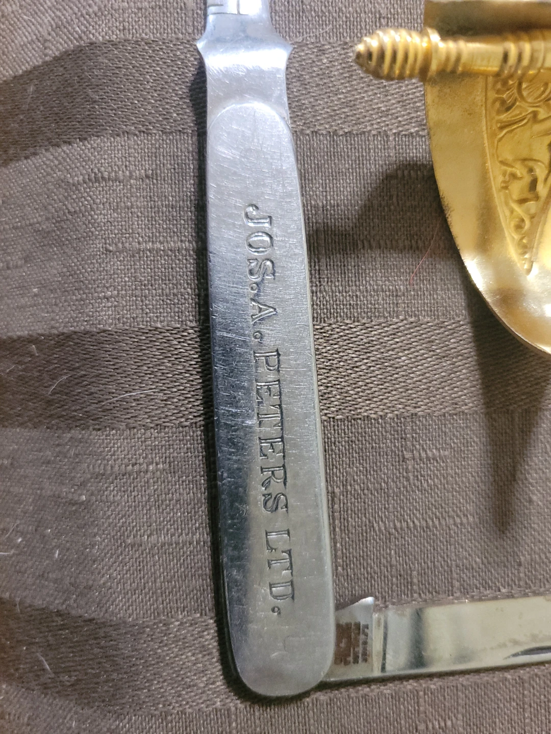 Jos. A. Peters Ltd. Letter Opener & Miniature Sword - photo 3