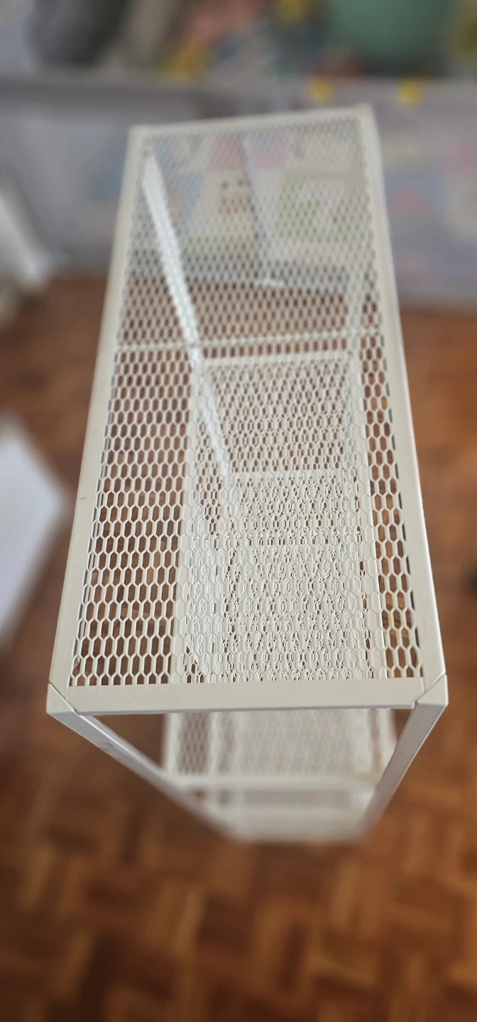 White Metal Shelf Unit - IKEA - photo 3