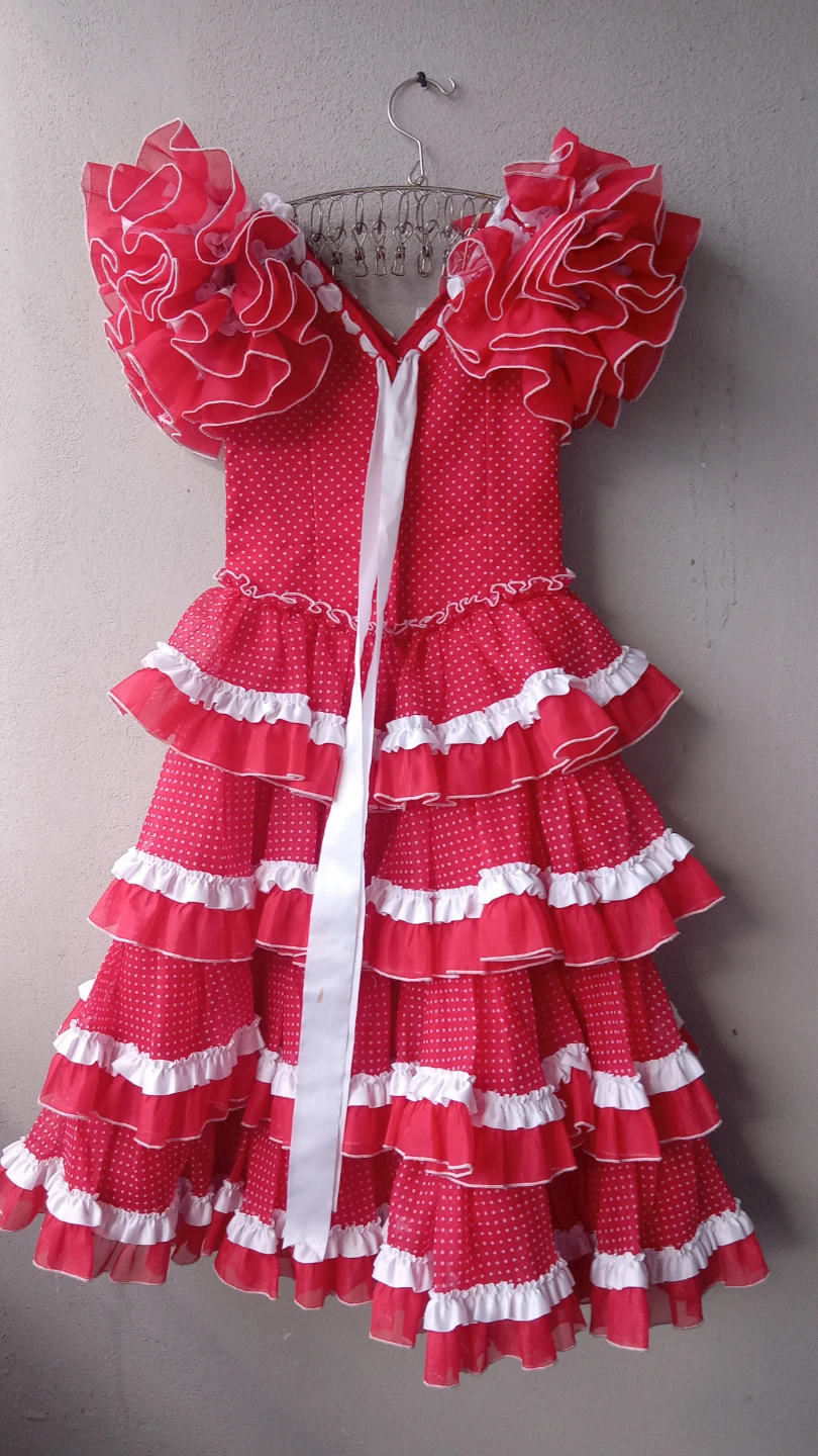 Red Polka Dot Flamenco Dress - photo 4