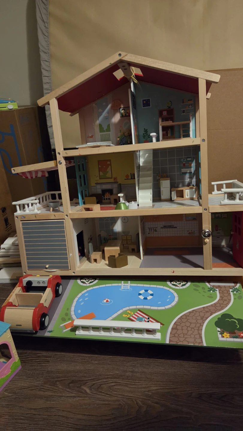 Hape Family Mansion Wooden Dollhouse