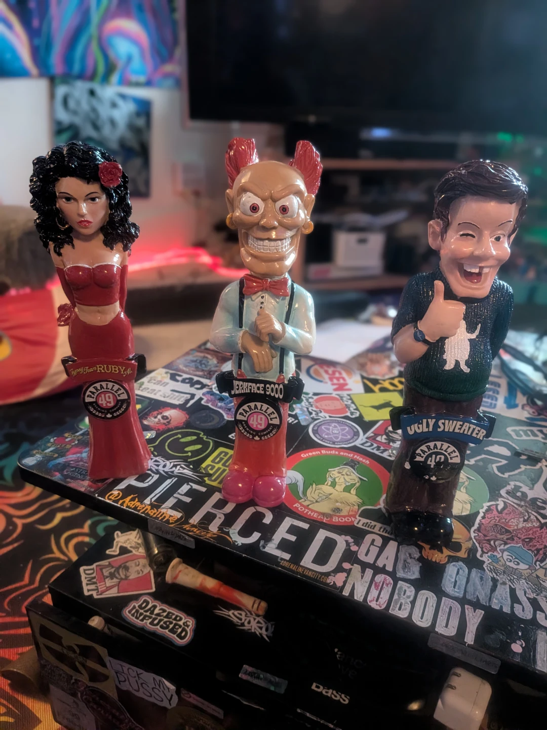 Parallel 49 Brewing tap handle beer brand collector characters