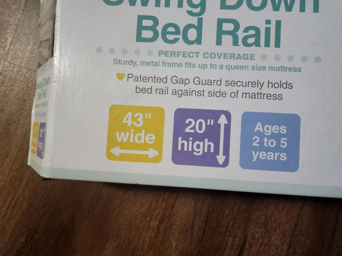Regalo Swing Down Bed Rail - photo 2