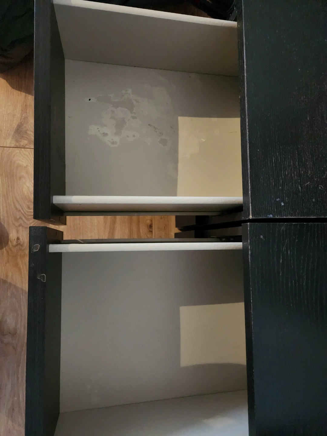 Malm 2 drawer Nightstands - Set of 2 Black/Brown - photo 2