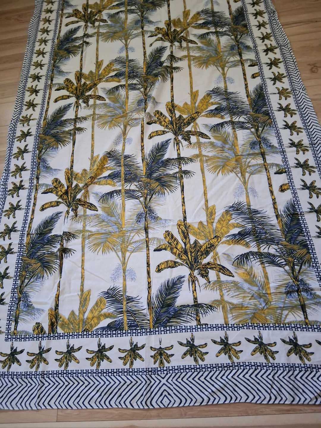 Tropical Palm Tree Print Scarf/Sarong/Beach blanket/ Table Cloth - photo 3