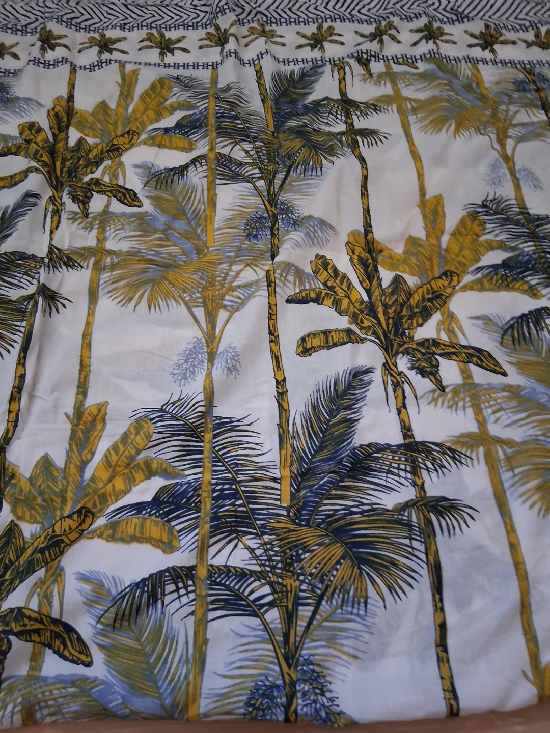 Tropical Palm Tree Print Scarf/Sarong/Beach blanket/ Table Cloth - photo 4
