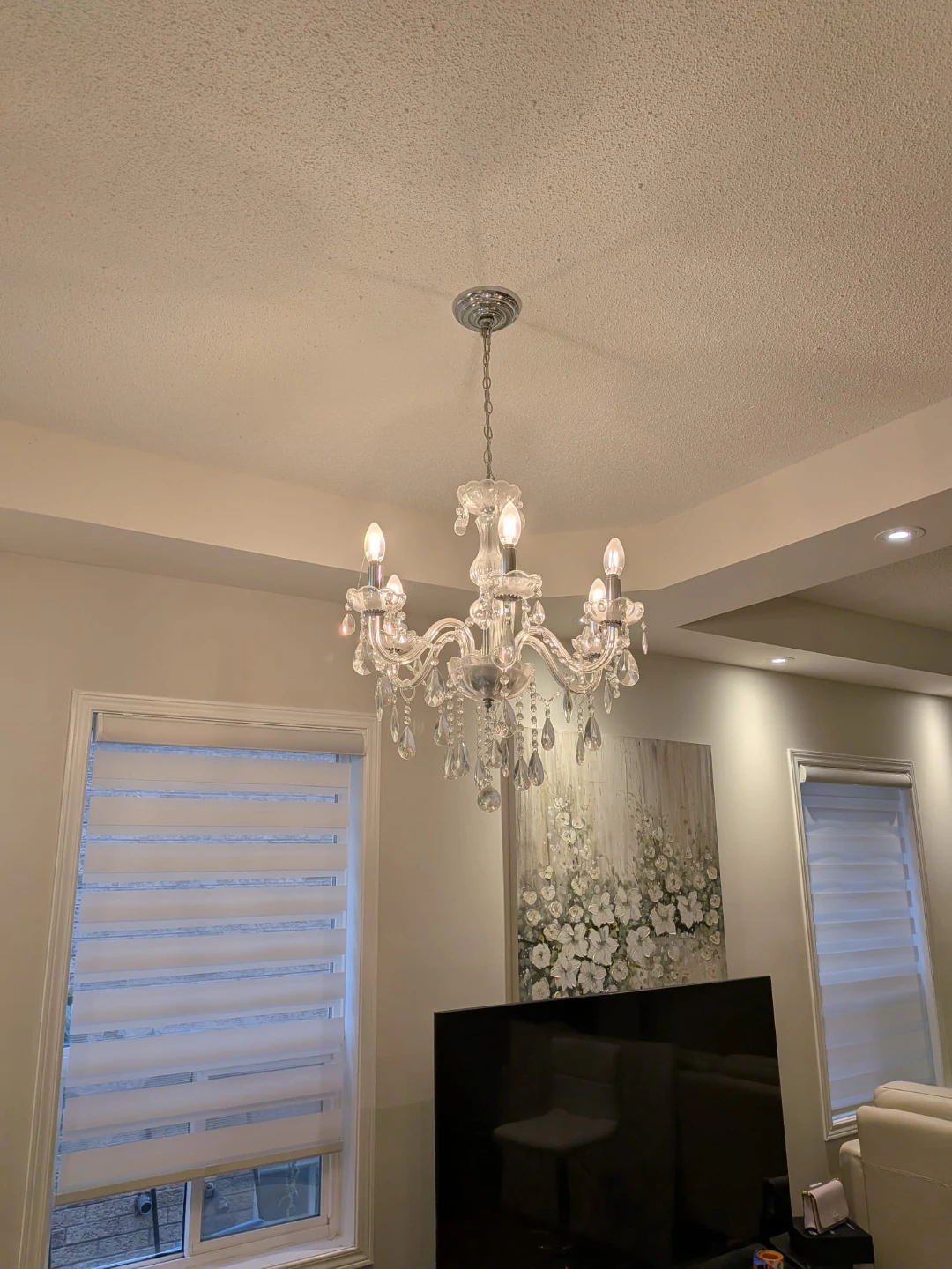 Used Clear Crystal Chandelier