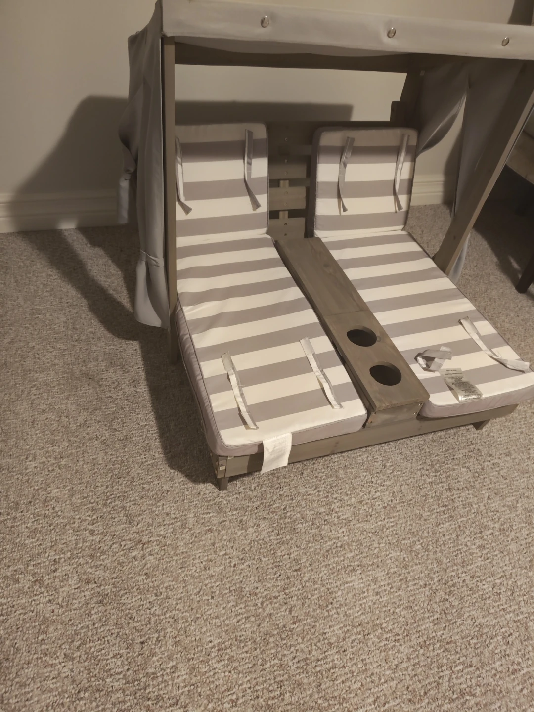 Kiddikraft Double Lounge Chair with Canopy - photo 2
