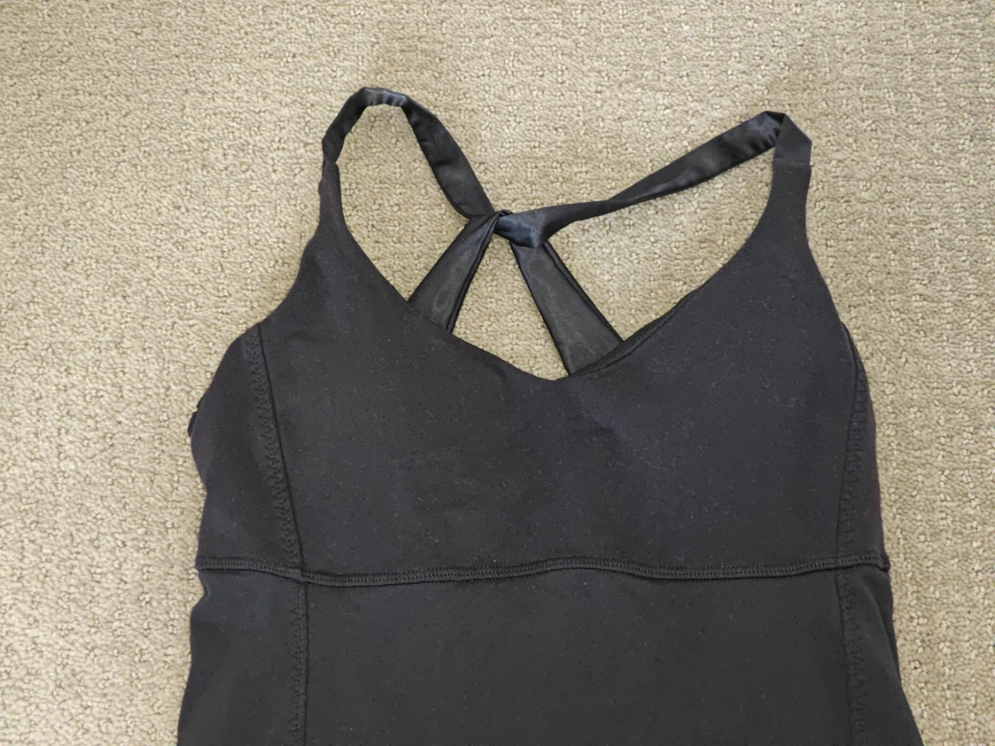 Lululemon Practice Daily Tank Top Satin Straps - Women Size 6 - photo 2