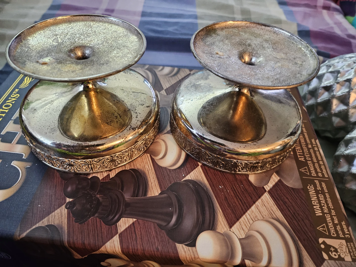 Set of 2 Decorative Pedestal Bowls - photo 3