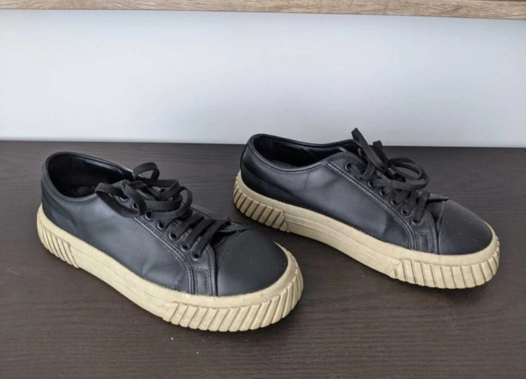 Zara Black Low-Top Sneakers - photo 3