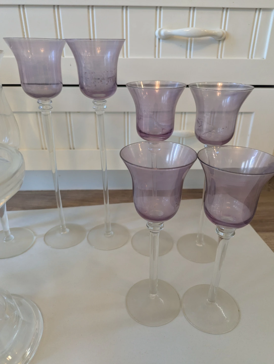 Assorted Glass Candle Holders and Vases (13 pieces) - photo 3