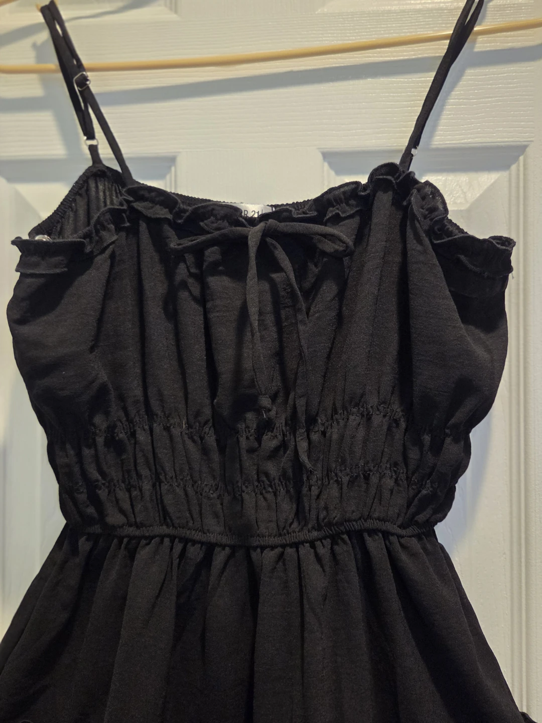 Popular 21 Black Tiered Dress - Size L - photo 2